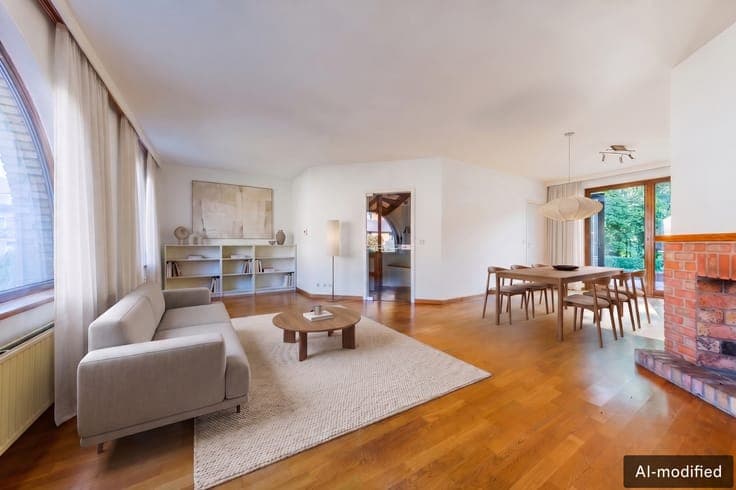 Architect house in a peaceful, sought-after cul-de-sac