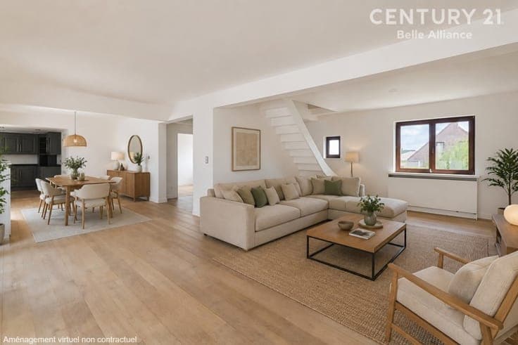 A charming home with a pool and a separate living area