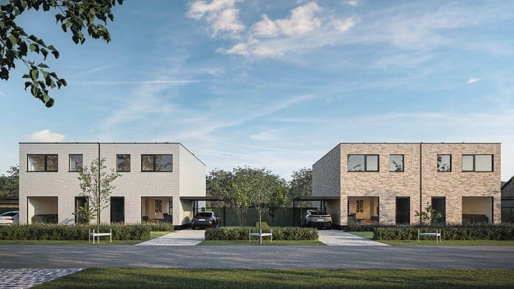 Afgewerkte energiepositieve (EPC -18) nieuwbouwwoning