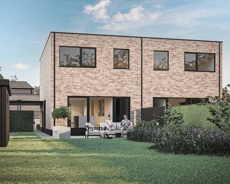 Afgewerkte energiepositieve (EPC -18) nieuwbouwwoning