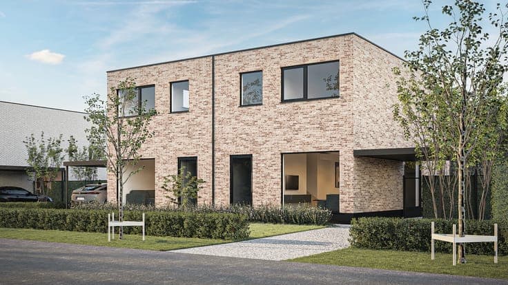 Afgewerkte energiepositieve (EPC -18) nieuwbouwwoning
