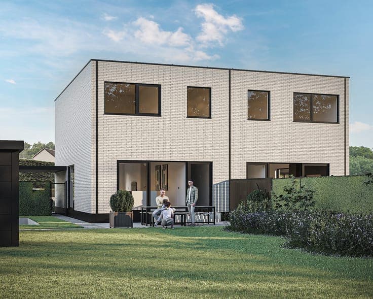 Afgewerkte energiepositieve (EPC -18) nieuwbouwwoning