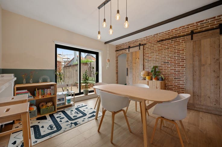 Recently renovated home with a beautiful garden