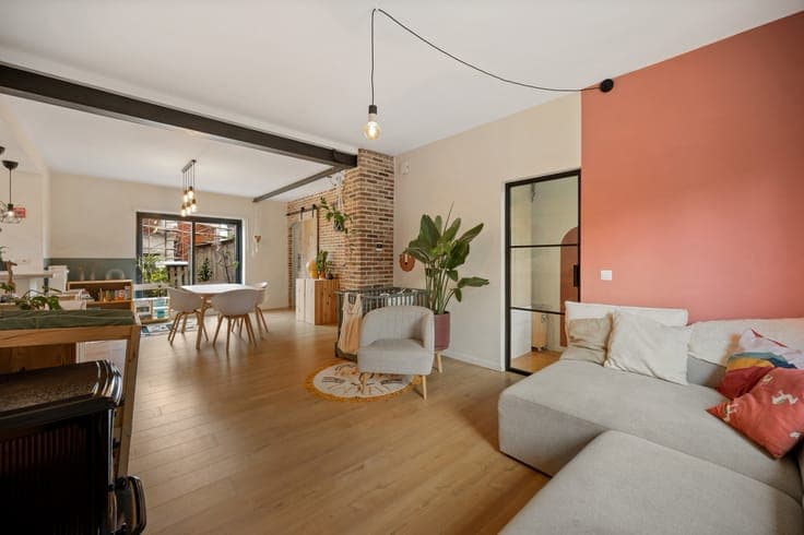 Recently renovated home with a beautiful garden