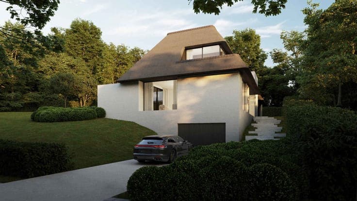 New-build villa by Vlassak-Verhulst with pool in Het Zoute