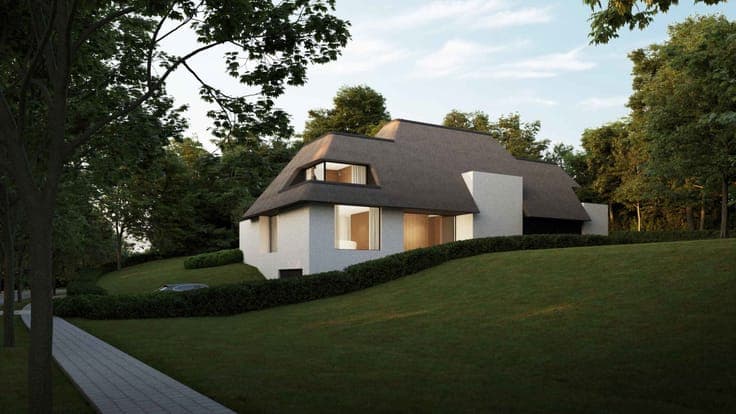 New-build villa by Vlassak-Verhulst with pool in Het Zoute