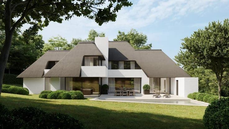 New-build villa by Vlassak-Verhulst with pool in Het Zoute