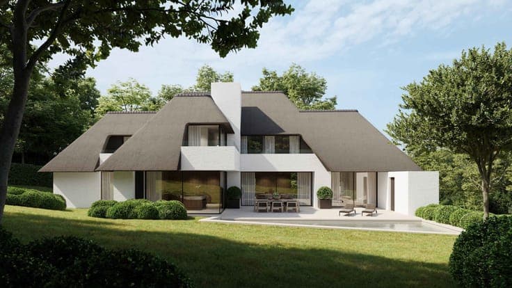 New-build villa by Vlassak-Verhulst with pool in Het Zoute