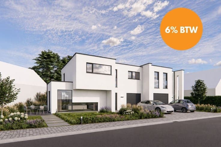 Modern new construction home in Wetteren!