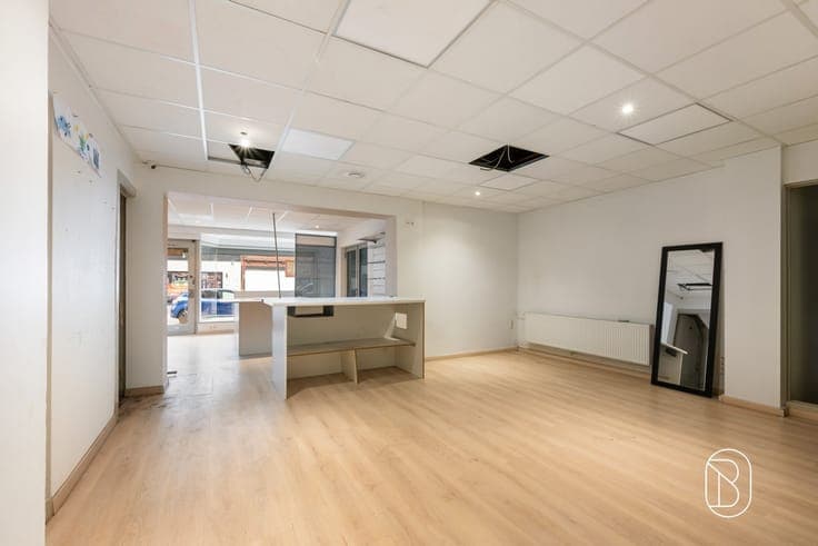 Commercial property with spacious quarters, garage & terrace