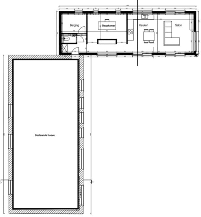 Farmhouse with a new eco-friendly extension+ spacious garden
