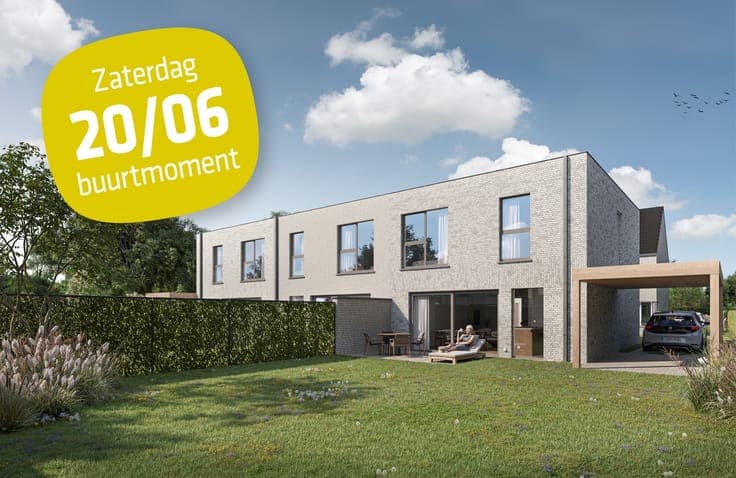 Moderne energiezuinige nieuwbouw met 3 slaapkamers