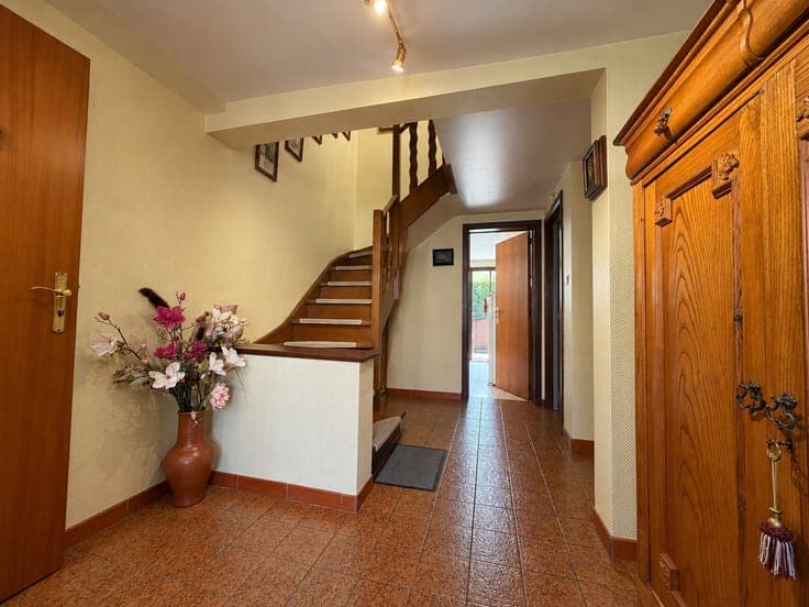A house on the main floor with a south-facing garden, just a