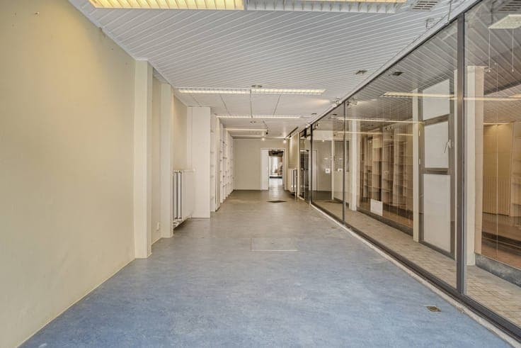 Rented apartment + commercial ground floor
