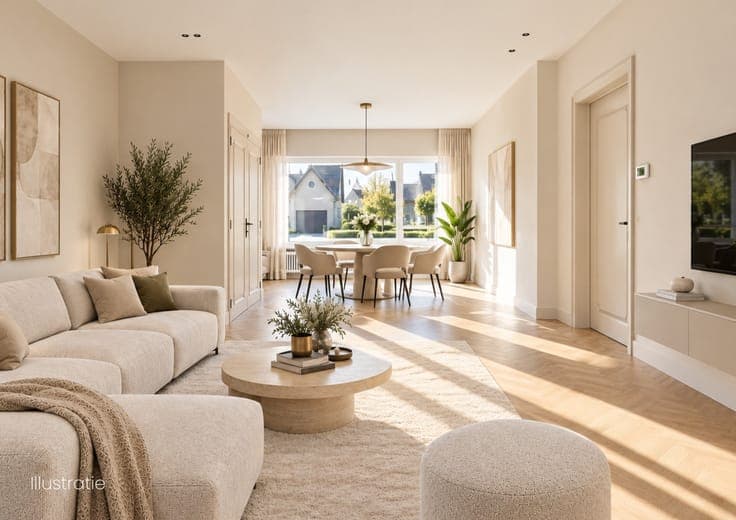 Lichtrijke woning te koop op een vlot bereikbare locatie