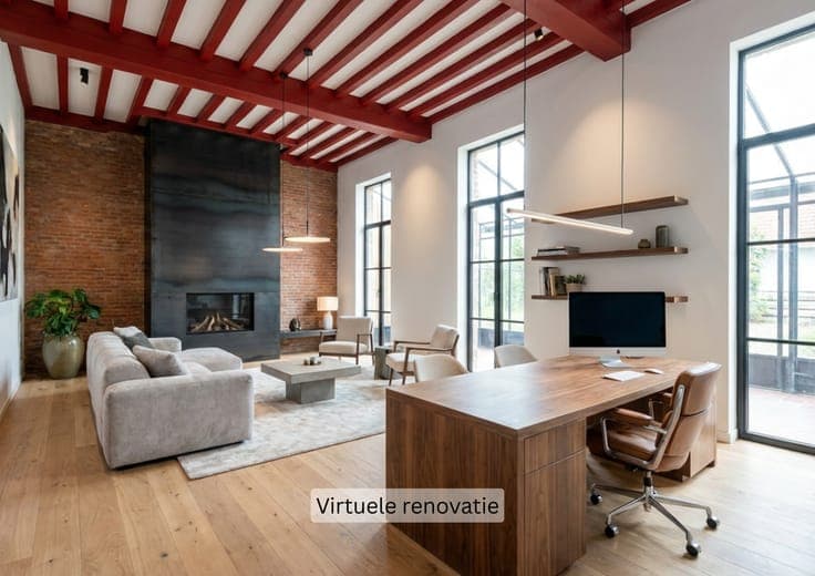 17th-century beguinage house with garden, garage