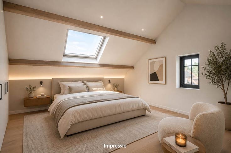 Gerenoveerde woning met 5 slpkrs, en magazijn te Keerbergen