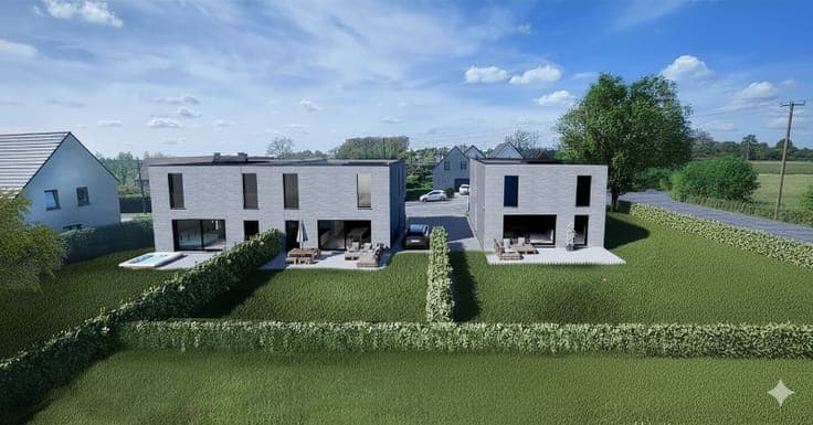 Prachtige nieuwbouwwoningen in Wannegemdorp