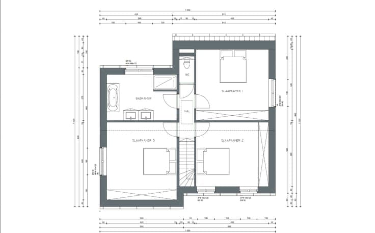 Nieuw te bouwen villa en bouwgrond in Kooigem