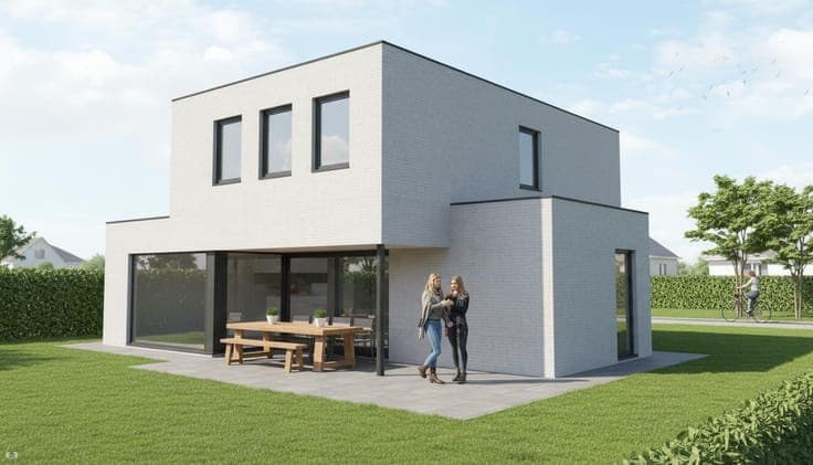 Nieuw te bouwen open bebouwing te Erpe-Mere