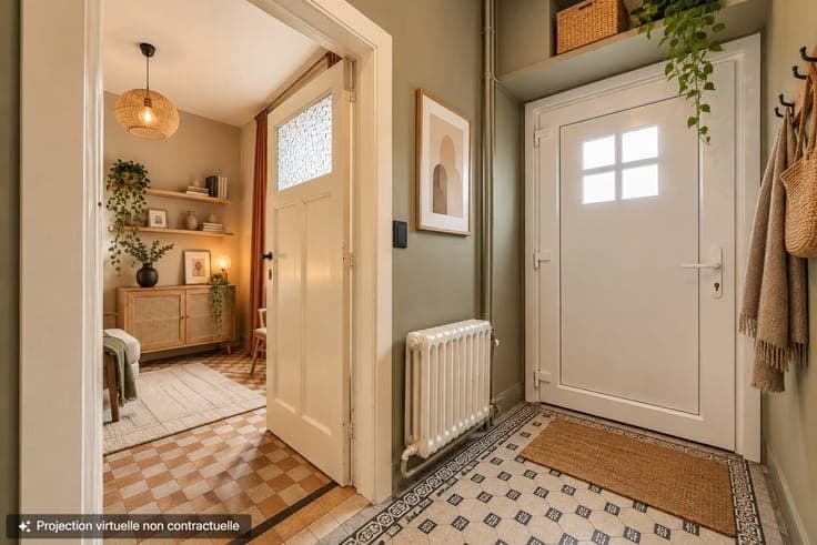 Villa 3 chambres avec garage, véranda, terrasse et jardin
