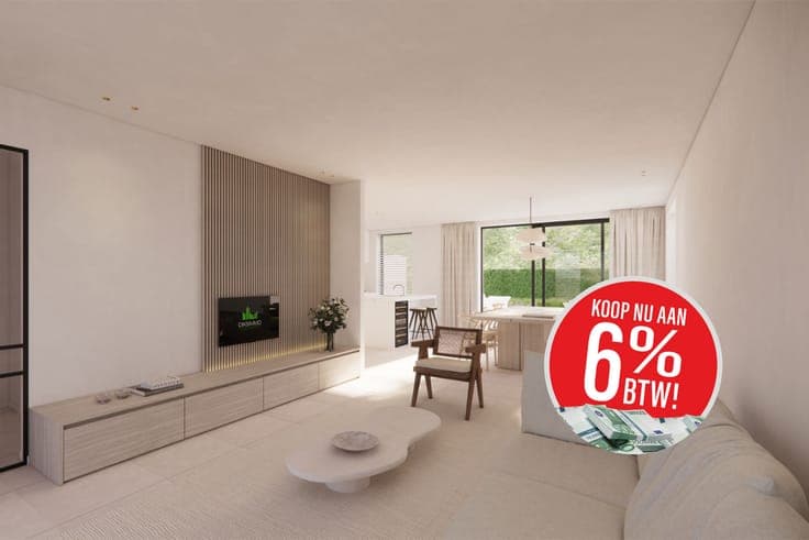Nieuwbouw woning met 3 slpk, zolder en tuin