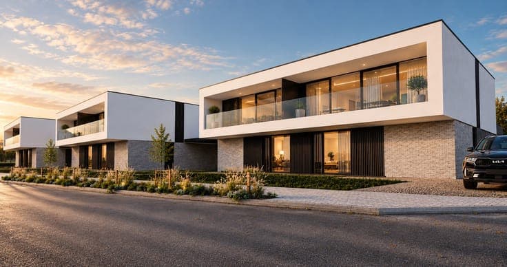 Te koop, Exclusief nieuwbouwproject met 5 luxewoningen in...