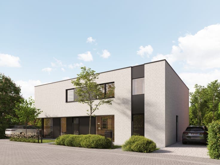 Moderne nieuw te bouwen woning Izegem, Half open - BTW 6%*
