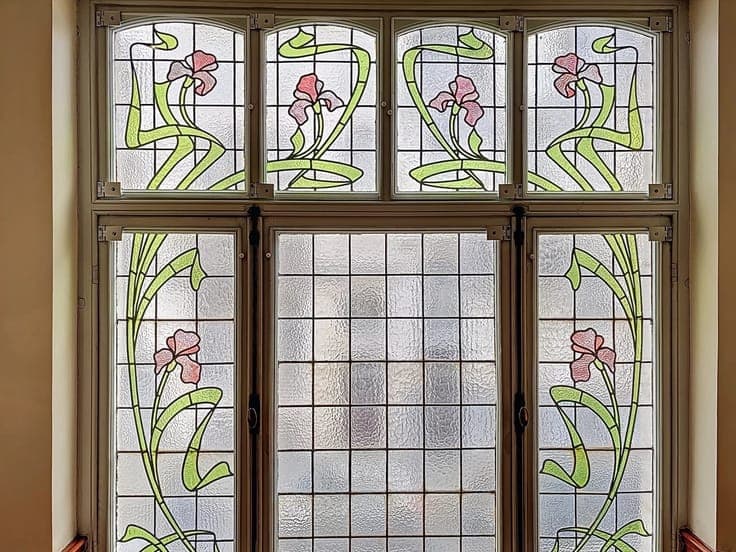 Brussels, Square Neighborhood - Large Art Nouveau House