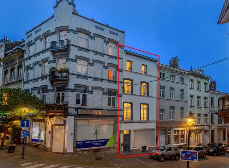 Mixed-use building operated as co-living