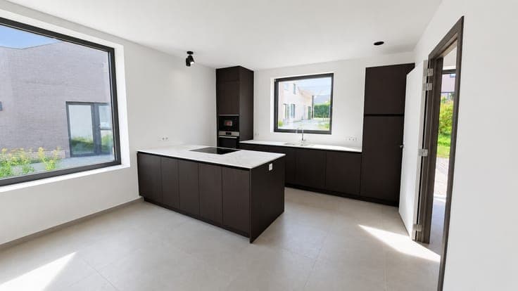 Grote woning met schitterend uitzicht op de velden