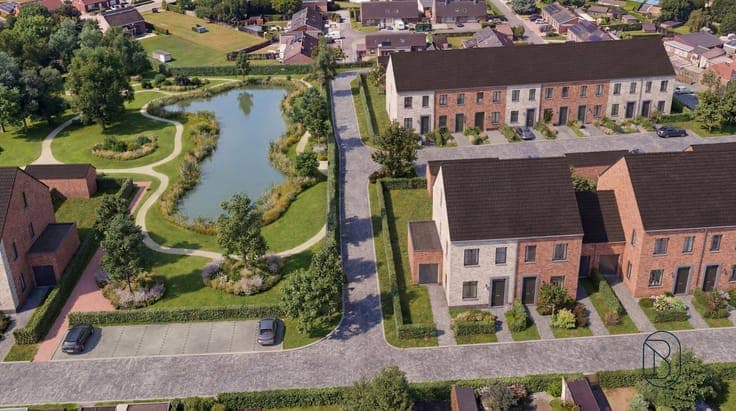 Energiezuinige nieuwbouwwoning in het centrum van Harelbeke
