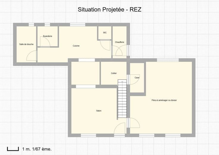 Jolie maison 3 f. 3 ch, garage. Faire offre apd 275 000€
