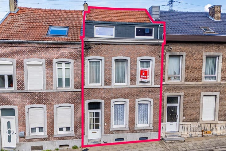 4-bed house, 2 terraces, large garden in Flémalle