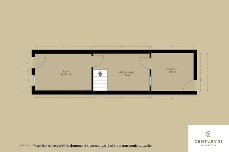 Maison 2 chambres à rénover - petit budget avec potentiel à