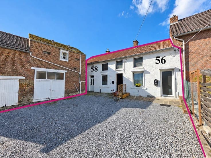 2 MAISONS A RENOVER - TERRAIN - PARKING
