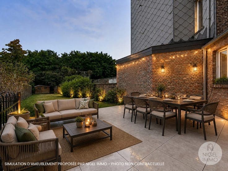 🏡3 chs, bureau, combles, jardin, terrasse, PEB:D