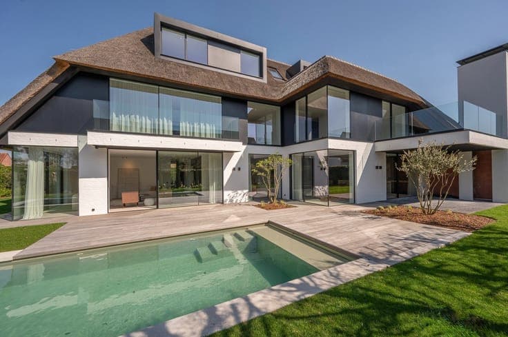 Uitzonderlijke luxueuze nieuwbouwvilla met zwembad in een...