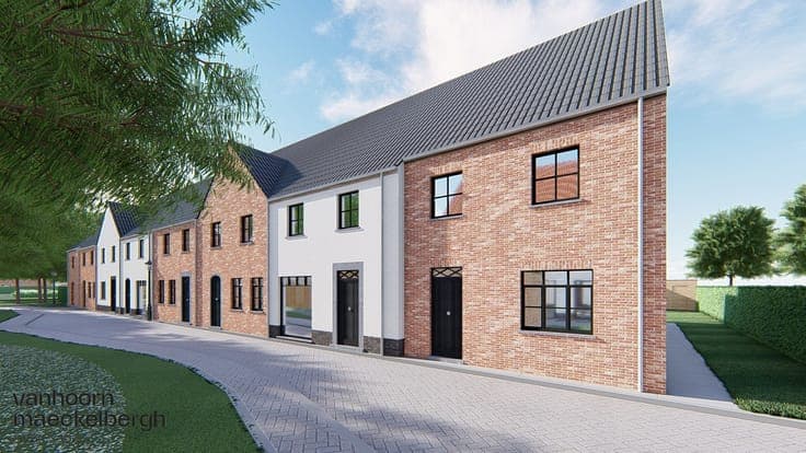 Energiezuinige nieuwbouwwoning in het centrum van Harelbeke