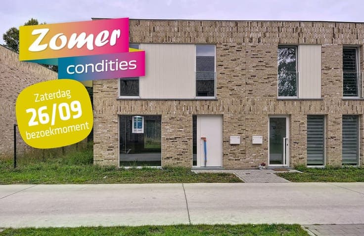 Halfopen woning met 3 slaapkamers en staanplaats