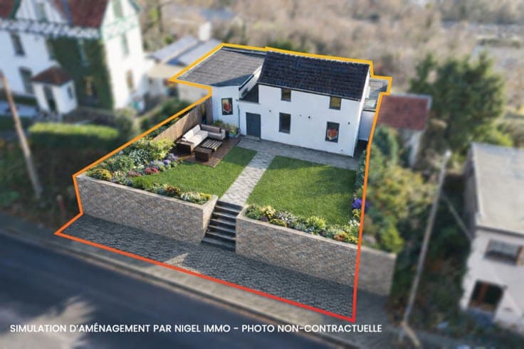 Oupeye, maison 3 chs, rénovée, Peb:B, élec conf, jardin