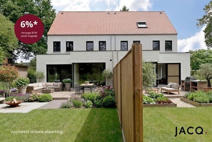 5 moderne, landelijke nieuwbouwwoningen te Brecht