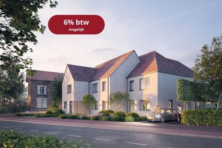 Newly built home in the center of Nevele - 6% VAT
