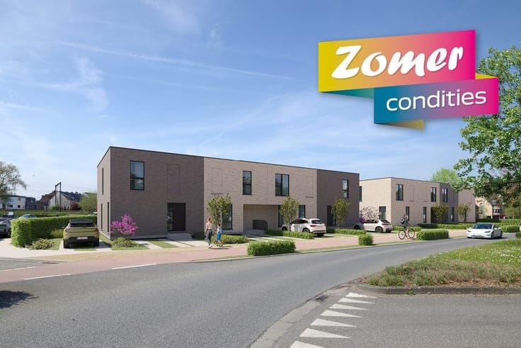 Energieneutrale gesloten woning met 3 slpks en fietsberging