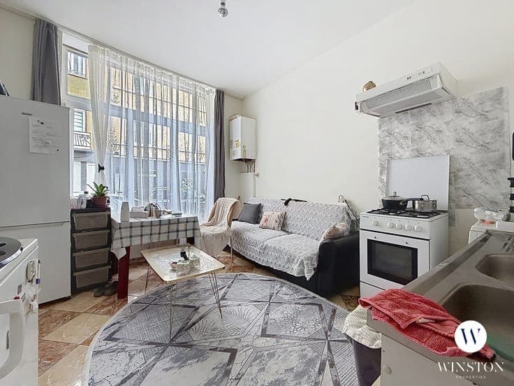 An investment property converted into five flats.