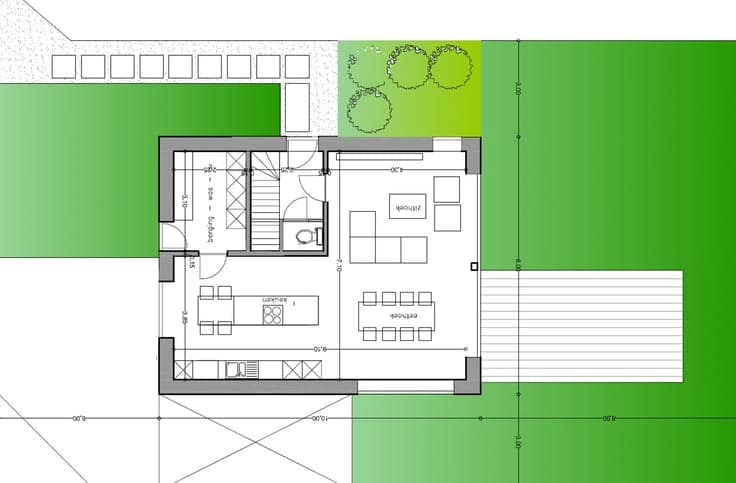 Nieuw te bouwen villa op rustige toplocatie in Sint-Lodewijk