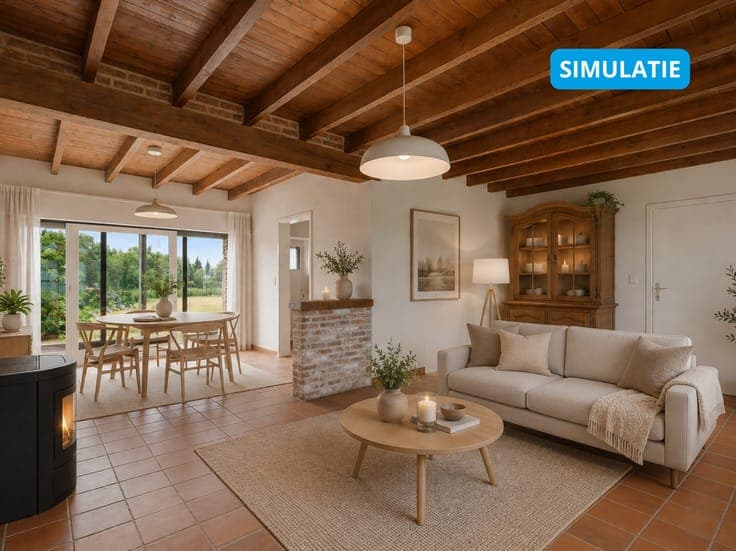 Ruime woning op landelijke ligging met prachtig uitzicht ...