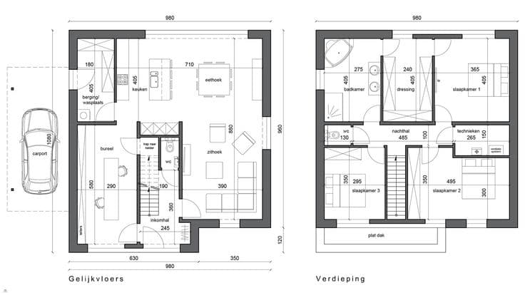 Nieuw te bouwen open bebouwing te Stekene