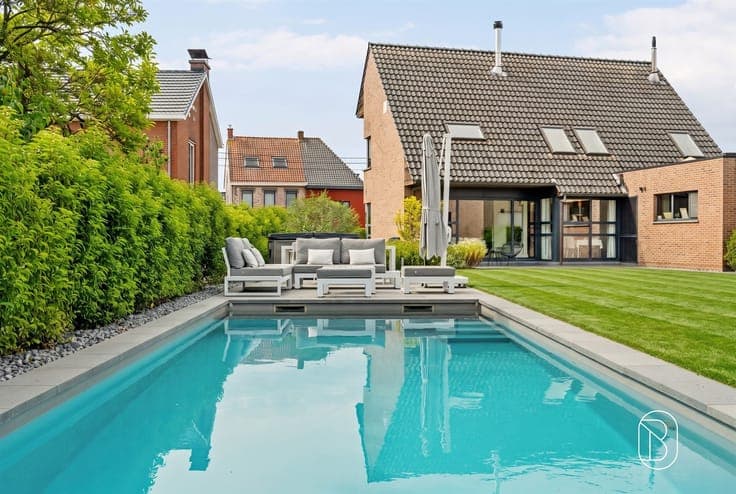 Move-in-ready home with a pool and outbuilding