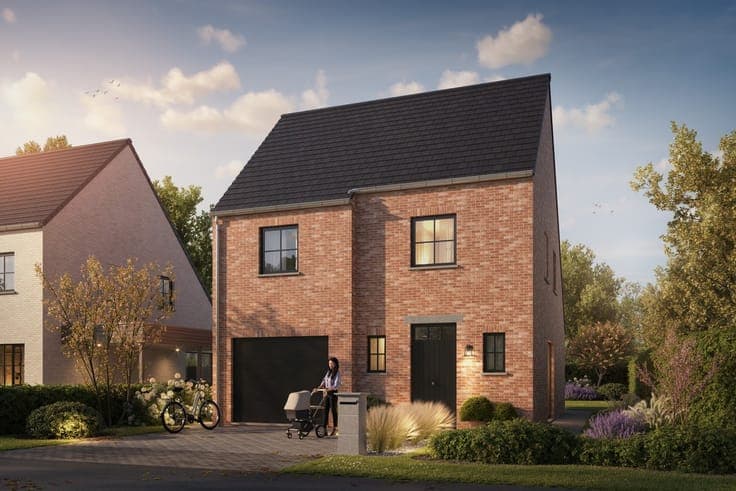 Alleenstaande nieuwbouwwoning op ruim perceel in Wingene